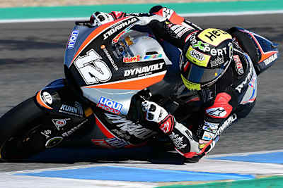 Tom Lüthi beim Moto2-Test in Jerez 2018