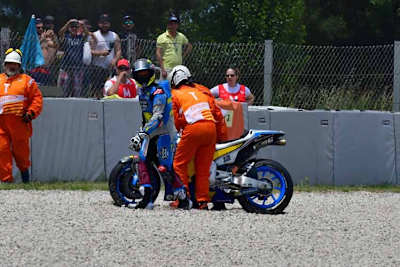 Wieder im Kiesbett: Tom Lüthi