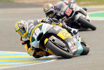 Thomas Lüthi war am Trainingsfreitag in Le Mans der zweitschnellste Moto2-Pilot  