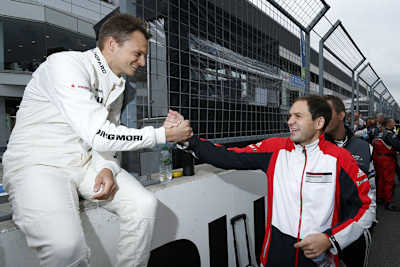 Marc Lieb (li.) hat schon den Sprung in den LMP1-Kader geschafft, nun hat auch Richard Lietz eine Testchance bekommen