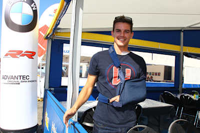 Bastien Mackels zu Besuch in Hockenheim