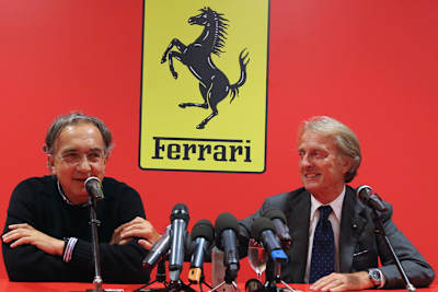 Der neue und der alte Ferrari-Präsident: Sergio Marchionne und Luca Montezemolo