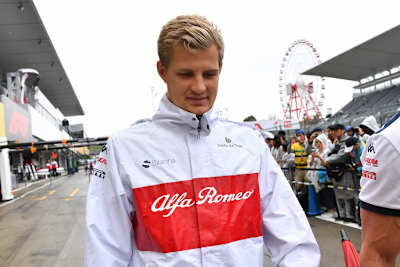 Es dauerte eine ganze Weile, bis Marcus Ericsson das Feuer in seinem Heck bemerkte