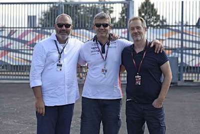 Andrea Marinelli mit Mirko Cecchini und Stefano Bedon