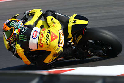 Luca Marini auf der Moto2-Maschine in Misano als Wildcard-Fahrer