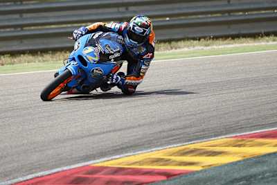 Alex Márquez beim Test auf dem MotorLand Aragón