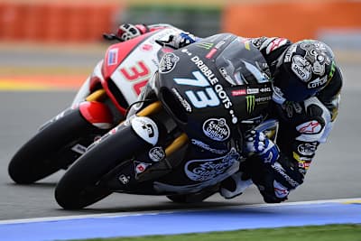 Alex Márquez auf der Kalex des Teams Estrella Galicia 0,0 MarcVDS 