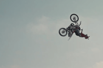 Marc Márquez bei seinem angeblichen Backflip