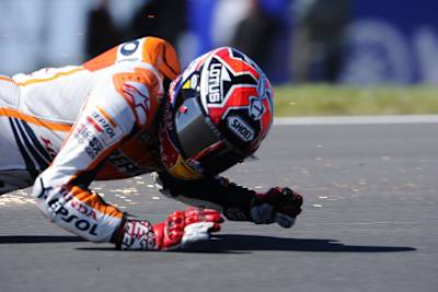 Marc Márquez: Mit 15 Stürzen Platz 2 im Ranking der Sturzkönige 2013