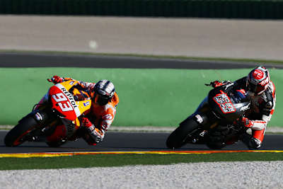 Saison 2014: Prototypen-Fahrer wie Weltmeister Marc Márquez (93) tritt gegen Open-Piloten wie Nicky Hayden an