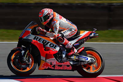Repsol-Honda-Pilot Marc Márquez in Assen