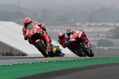 Nur zu Beginn konnten die Ducati-Piloten um Miller mit Márquez mithalten