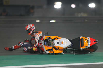Sturz im FP4: Marc Márquez