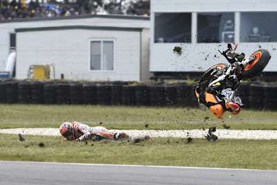 In Australien ging Weltmeister Marc Márquez leer aus