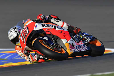 Marc Márquez beim Valencia-Test