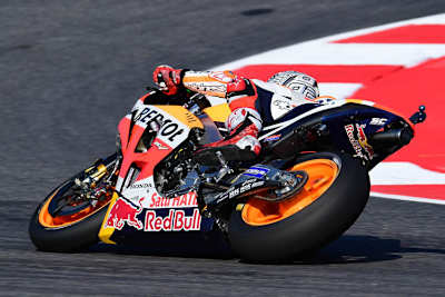 Honda-Star Marc Márquez im FP1 von Misano