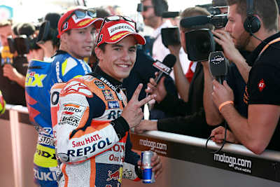 Marc Márquez nach dem Qualifying in Argentinien