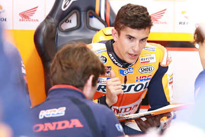 Marc Márquez beim Test in Australien