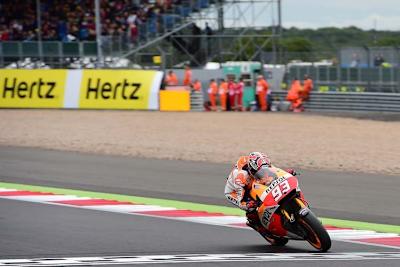 Im letzten Jahr überquerte Marc Márquez die Ziellinie in Silverstone als Erster