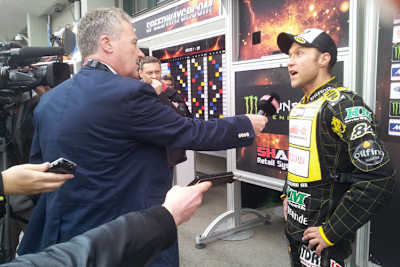 Martin Smolinski war nach dem Training sehr gefragt