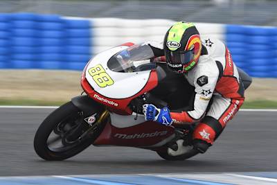 Mahindra: Jorge Martin auf seinem neuen Arbeitsgerät