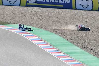 Sturz im FP1 von Brünn: Jorge Martin