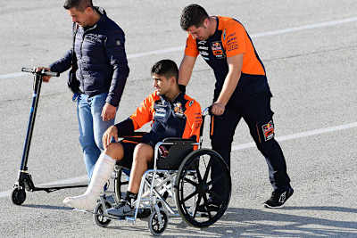 Jorge Martin heute im Jerez-Paddock