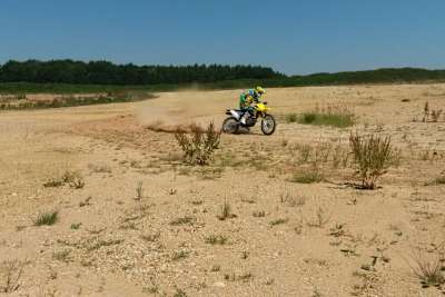 Alexis Masbou trainiert derzeit mit Teamchef Dirk Heidolf