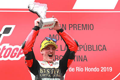 Erstmals auf dem Podest: Jauma Masia (KTM)