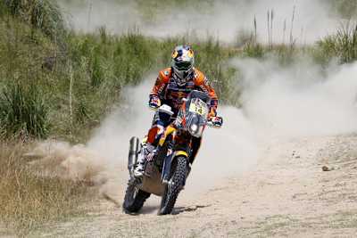 Matthias Walkner präsentierte sich zum Auftakt der Rallye Dakar in starker Form