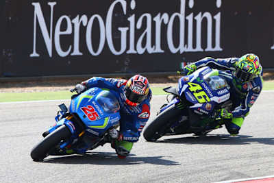 Maverick Viñales: «Gegen Valentino Rossi blockierte der Hinterreifen und ich musste ausweichen»