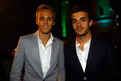 Gute Freunde: Max Chilton und Jules Bianchi