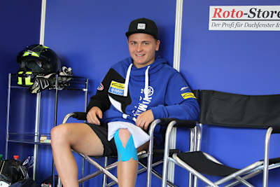 Max Enderlein hat sich das Knie lädiert