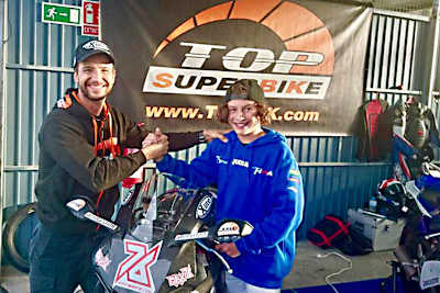 Max Neukirchner (li.) mit Nicolas Czyba