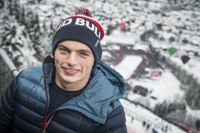 Max Verstappen liess es sich auch in diesem Jahr nicht nehmen, das Hahnenkamm-Rennen zu besuchen