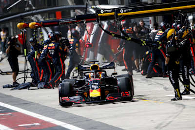 Max Verstappen wurde in Rekordtempo abgefertigt