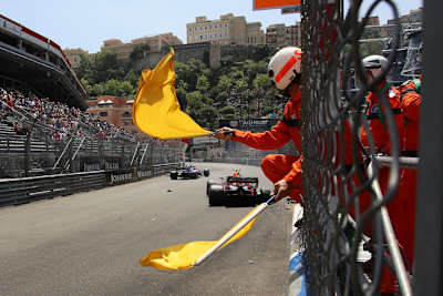 Kurz nach dem Crash von Max Verstappen