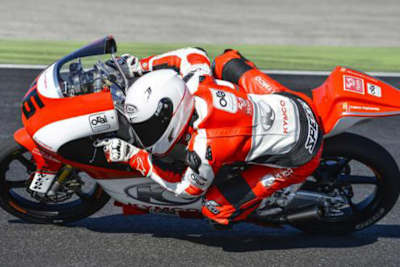 Simone Mazzola auf der Kymco-Oral