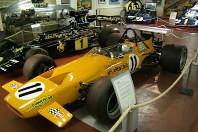 Im McLaren M14 bestritt Teamgründer Bruce McLaren sein letztes Formel-1-Rennen