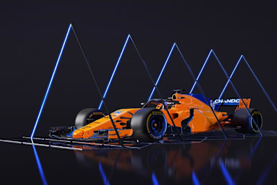 McLaren tauchte 2018 in Papaya-Orange auf, zur Freude der Fans