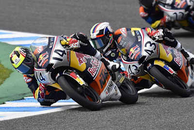 Matthias Meggle legte ein starkes Debüt im Red Bull Rookies Cup hin