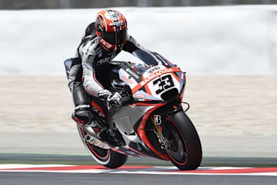 Marco Melandri im Freitag-Training in Barcelona: 4,1 sec Rückstand