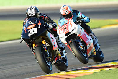 Marco Melandri auf der MotoGP-Aprilia