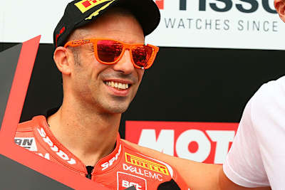 Ducati-Pilot Marco Melandri 