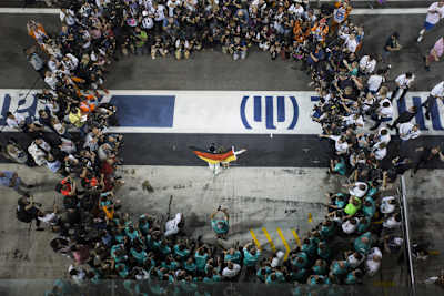 Teurer Erfolg: Das Mercedes-Team muss eine Rekord-Startgebühr hinblättern