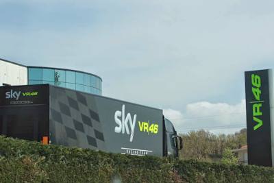 Die VR46 Store-Niederlassung in Tavullia