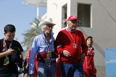 Gute Freunde: Arturo Merzario und Niki Lauda