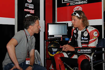 Olivier Métraux 2010 mit Domi Aegerter: Das war die erste Moto2-Saison des Schweizers