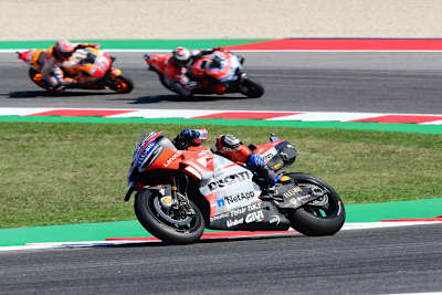 Andrea Dovizioso distanzierte Lorenzo und Márquez deutlich