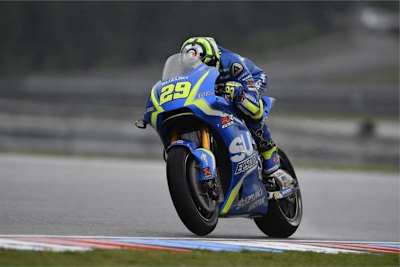 Andrea Iannone hatte im Rennen doppeltes Pech